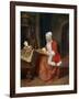 A Woman Seated Drawing, C1649-1667-Gabriel Metsu-Framed Giclee Print