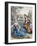 A Woman Seated on the Grass-Nicolas Bonnart-Framed Giclee Print