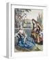 A Woman Seated on the Grass-Nicolas Bonnart-Framed Giclee Print