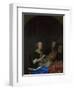 A Woman Singing and a Man with a Cittern, Ca. 1665-1667-Godfried Cornelisz Schalcken-Framed Giclee Print