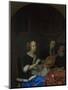 A Woman Singing and a Man with a Cittern, Ca. 1665-1667-Godfried Cornelisz Schalcken-Mounted Giclee Print