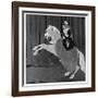 A Woman Sitting on a Rearing Horse, 1898-Aubrey Beardsley-Framed Giclee Print