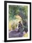 A Woman Sketching in a Glade-Mildred Anne Butler-Framed Giclee Print
