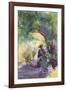 A Woman Sketching in a Glade-Mildred Anne Butler-Framed Giclee Print