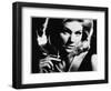 A Woman Smokes a Cigarette-null-Framed Photographic Print