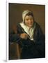 A Woman Smoking a Pipe-Frans Hals-Framed Giclee Print