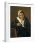 A Woman Smoking a Pipe-Frans Hals-Framed Giclee Print