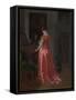 A Woman Standing at a Harpsichord, Ca 1675-Jacob Lucasz Ochtervelt-Framed Stretched Canvas