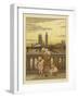 A Woman Stands Holding a Baby with Two Children and a Dog-Thomas Crane-Framed Giclee Print