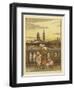 A Woman Stands Holding a Baby with Two Children and a Dog-Thomas Crane-Framed Giclee Print