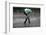 A Woman Struggles to Hold an Umbrella as She Walks Through a Storm in Beijing-David Gray-Framed Photographic Print