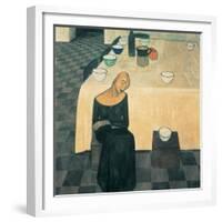 A Woman (the Wait)-Casorati Felice-Framed Giclee Print