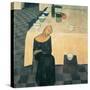 A Woman (the Wait)-Casorati Felice-Stretched Canvas