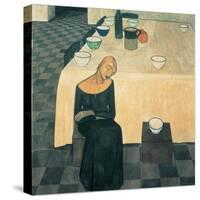 A Woman (the Wait)-Casorati Felice-Stretched Canvas