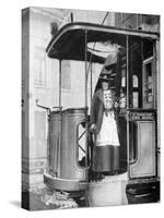 A Woman Tram-Conductor, Chile, 1922-Brown & Dawson-Stretched Canvas