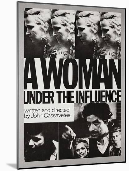 A Woman under the Influence, 1974-null-Mounted Giclee Print