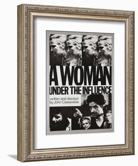 A Woman under the Influence, 1974-null-Framed Giclee Print