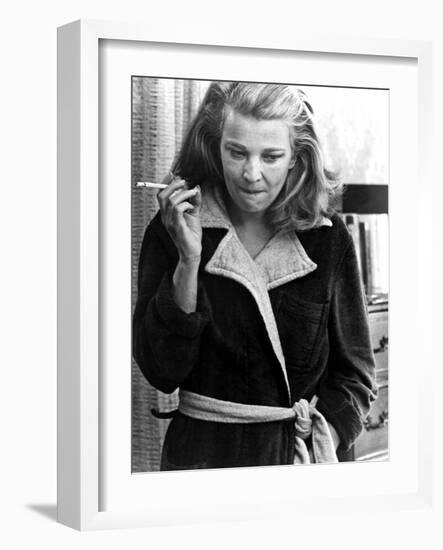 A Woman Under The Influence, Gena Rowlands, 1974-null-Framed Photo