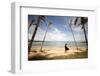 A Woman Walks with Her Shoes Off on the Beach Near the Exclusive Balesin Island Club, Philippines-Carlo Acenas-Framed Photographic Print