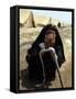 A Woman Washes Her Face with Water from a Tap at a Camp for Displaced Iraqis-null-Framed Stretched Canvas