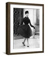 A Woman Wearin Christian Dior's Clothes-null-Framed Giclee Print