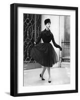 A Woman Wearin Christian Dior's Clothes-null-Framed Giclee Print