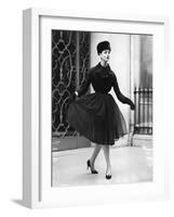 A Woman Wearin Christian Dior's Clothes-null-Framed Giclee Print