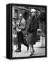 A Woman Wearing Christian Dior's Clothes-null-Framed Stretched Canvas