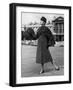 A Woman Wearing Lanvin Castillo's Clothes-null-Framed Photographic Print