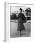 A Woman Wearing Lanvin Castillo's Clothes-null-Framed Photographic Print