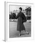 A Woman Wearing Lanvin Castillo's Clothes-null-Framed Photographic Print