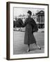 A Woman Wearing Lanvin Castillo's Clothes-null-Framed Photographic Print