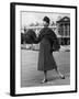 A Woman Wearing Lanvin Castillo's Clothes-null-Framed Photographic Print