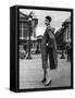 A Woman Wearing Lanvin Castillo's Clothes-null-Framed Stretched Canvas