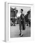 A Woman Wearing Lanvin Castillo's Clothes-null-Framed Giclee Print