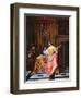A Woman with a Cittern and a Singing Couple at a Table, C.1667-Pieter de Hooch-Framed Giclee Print