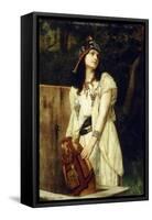 A Woman with an Urn, 1888 (Oil on Canvas)-Gustave Clarence Rodolphe Boulanger-Framed Stretched Canvas