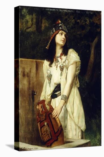 A Woman with an Urn, 1888 (Oil on Canvas)-Gustave Clarence Rodolphe Boulanger-Stretched Canvas