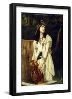 A Woman with an Urn, 1888 (Oil on Canvas)-Gustave Clarence Rodolphe Boulanger-Framed Giclee Print