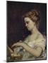 A Woman with Jewellery, 1867-Gustave Courbet-Mounted Giclee Print
