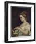 A Woman with Jewellery, 1867-Gustave Courbet-Framed Giclee Print