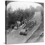 A Woman Work Team on the Darjeeling Highway, India, 1903-Underwood & Underwood-Stretched Canvas