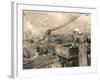 A Woman Working in the Belgian Pays Noir (Black Country)-null-Framed Photographic Print