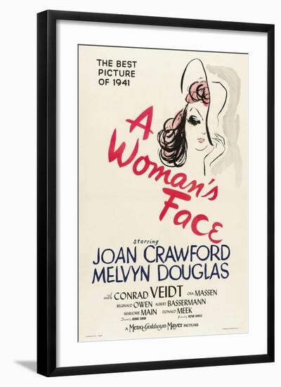 A Womans Face, 1941-null-Framed Giclee Print