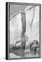 A Wonderful Lead Through a Split Floeberg, Pub. London 1886-J. Steeple Davis-Framed Stretched Canvas