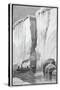 A Wonderful Lead Through a Split Floeberg, Pub. London 1886-J. Steeple Davis-Stretched Canvas