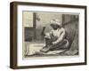 A Wood Carver of Simla-William Heysham Overend-Framed Giclee Print