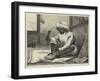 A Wood Carver of Simla-William Heysham Overend-Framed Giclee Print