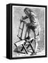 A Wood Cutter, 1737-1742-Bouchardon-Framed Stretched Canvas