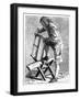 A Wood Cutter, 1737-1742-Bouchardon-Framed Giclee Print